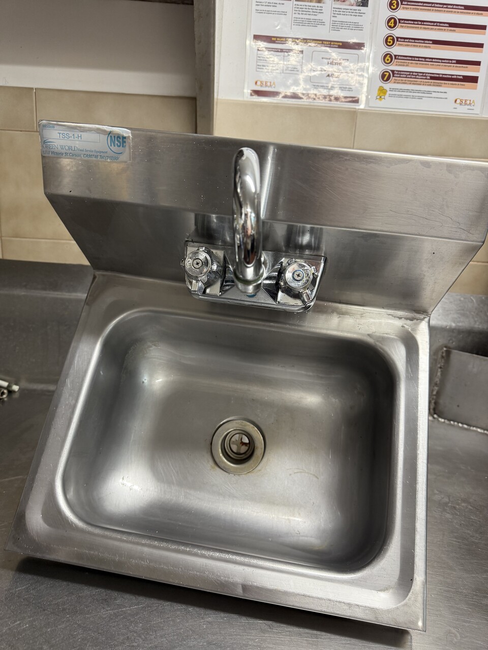Commercial Wall Mount Hand Sink — photo 3
