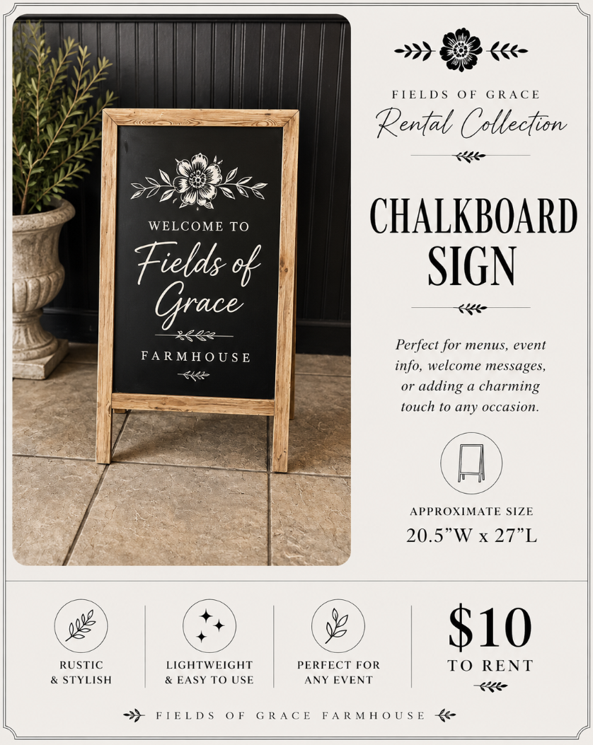 Chalkboard Sign